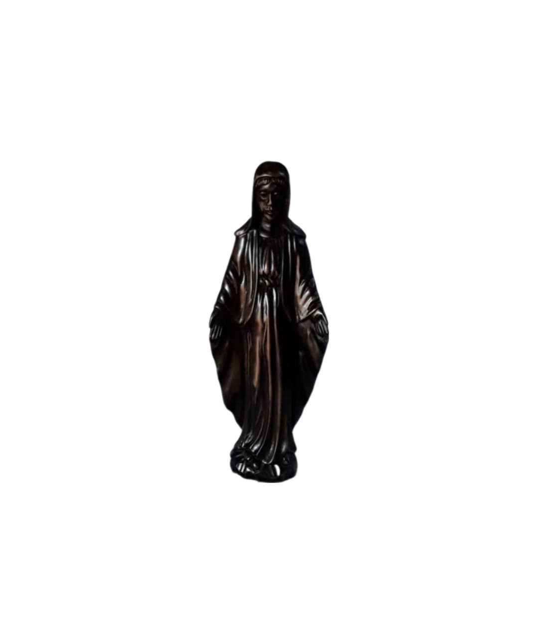 Statut de la vierge Marie en bois d'ebene