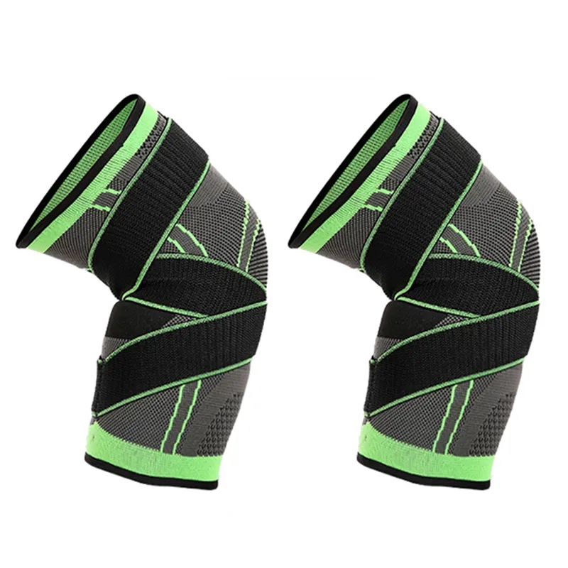 Attelle de genou à pressurisation, tissage 3D 2X, protection pour la randonnée, 