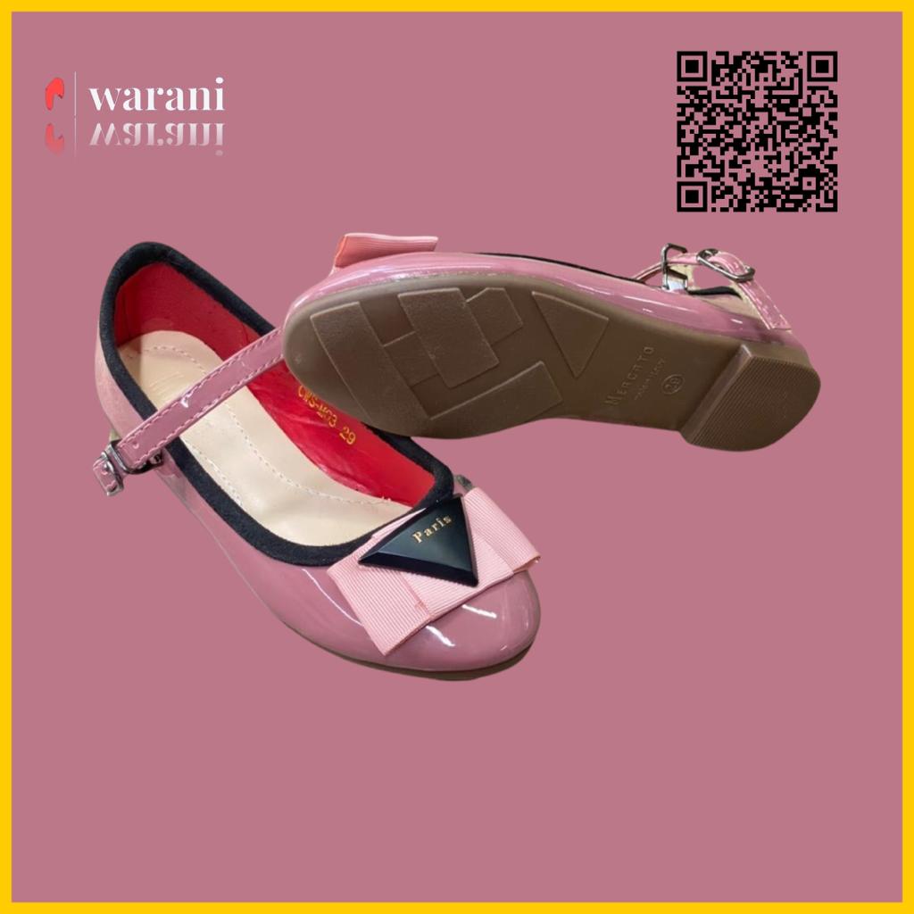 BALERINE ROSE EN CUIRE CIRE