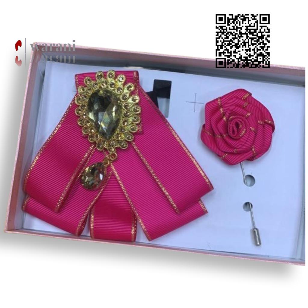 Nœud Mexicain couleur rose