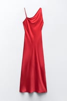 ROBE MI-LONGUE SATINÉE