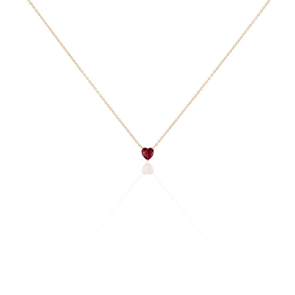 Collier Kelvyn Argent Rose Oxyde